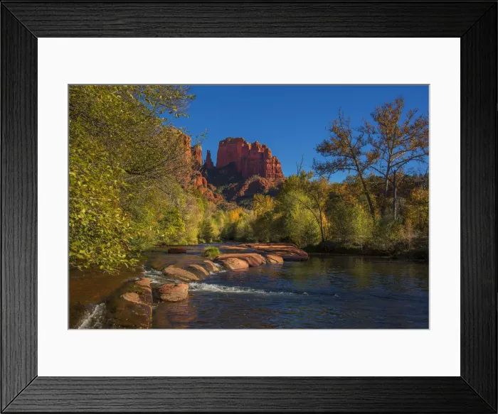 Framed Print : Red Rock Crossing, Sedona, Arizona, Western united States of America