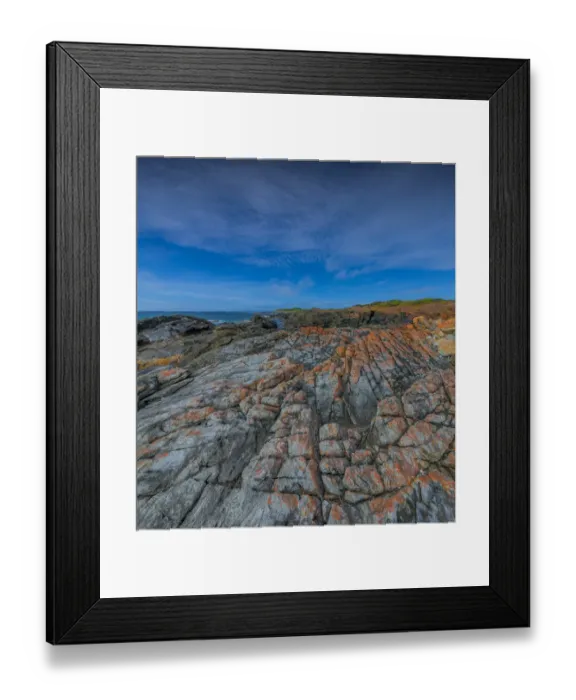 Framed Print : Rocky coastline, King Island, Bass Strait, Tasmania, Australia Framed Print : Rocky coastline, King Island, Bass Strait, Tasmania, Australia