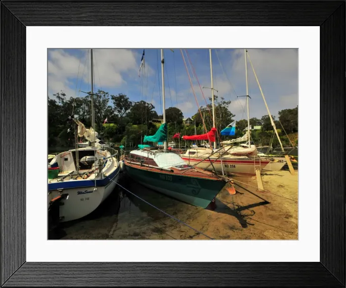 Framed Print : Yachts at Metung, Victoria, Australia Framed Print : Yachts at Metung, Victoria, Australia