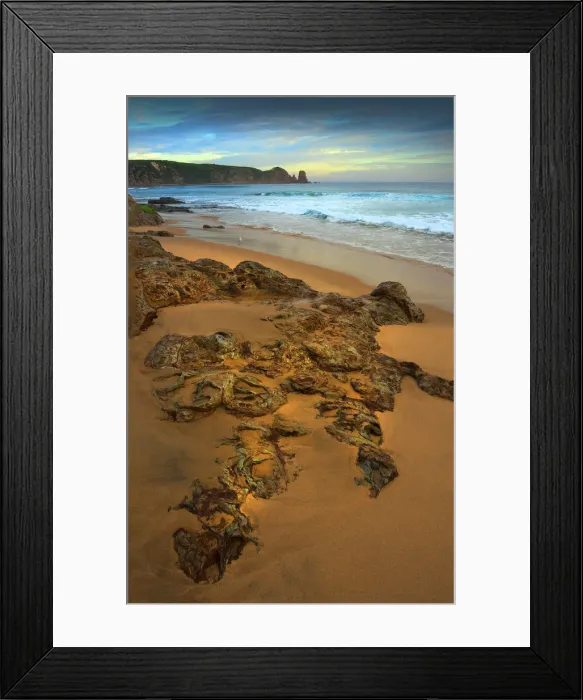 Framed Print : Woolami Beach and coastline, Phillip Island, Victoria, Australia