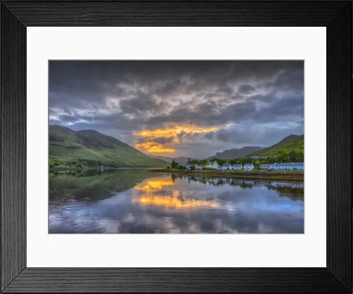 Framed Print : Dornie at Dusk