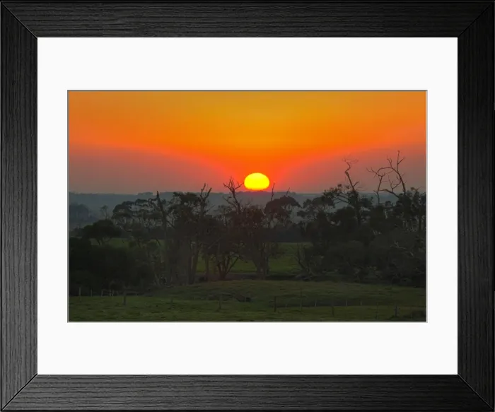 Framed Print : Sunrise at Waratah bay, South Gippsland, Victoria, Australia