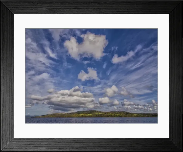 Framed Print : Loch Lomond cloudscape Framed Print : Loch Lomond cloudscape