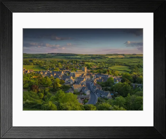 Framed Print : Corfe Village Framed Print : Corfe Village