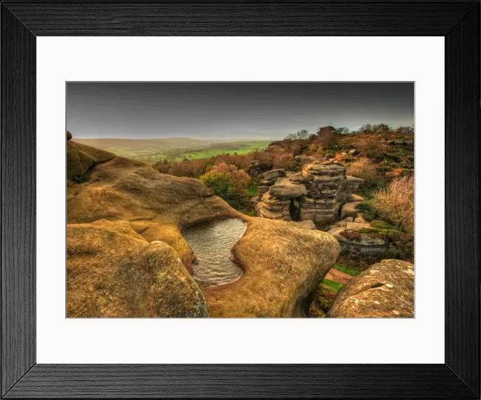 Framed Print : Brimham rocks