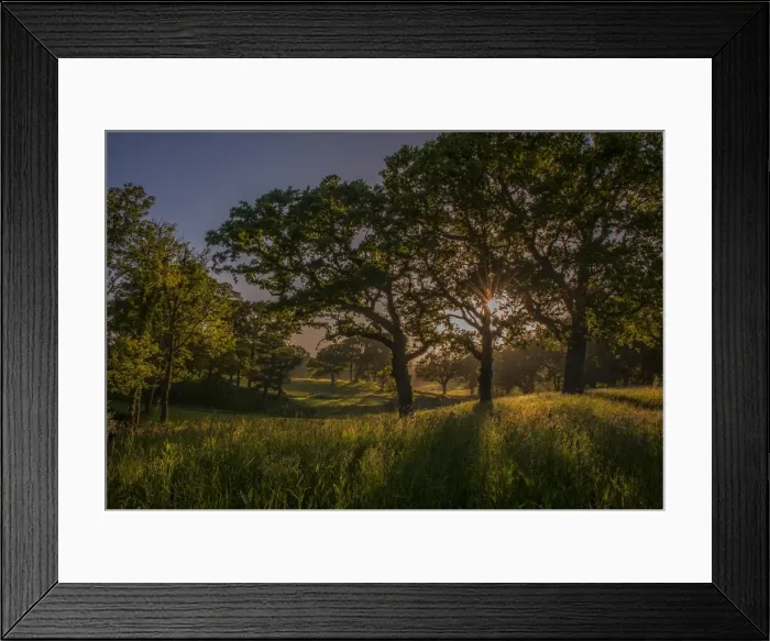 Framed Print : Rural scene near Creech
