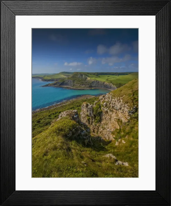 Framed Print : Jurassic coastline