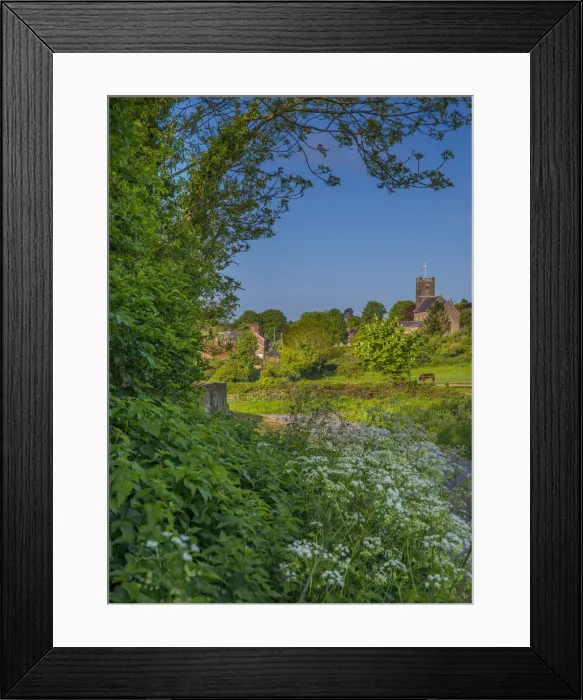 Framed Print : View to East Morden