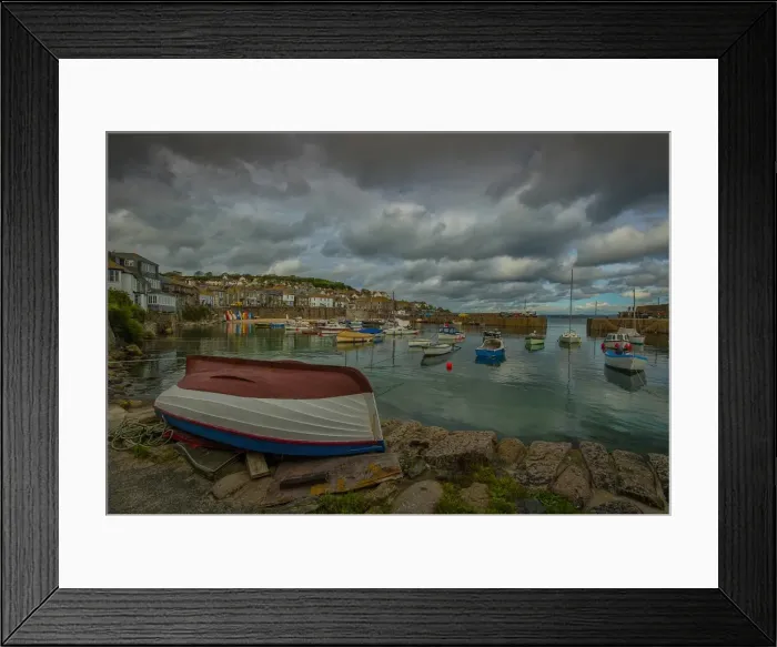 Framed Print : Mousehole harbour