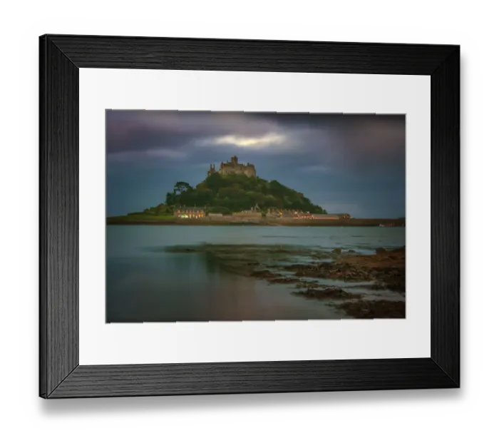 Framed Print : Pre-dawn light St Michaels Mount