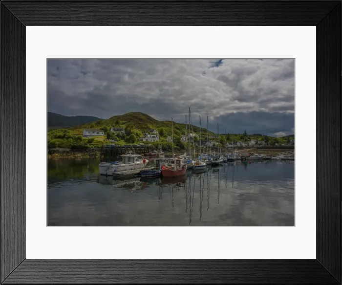 Framed Print : Kyleakin harbour