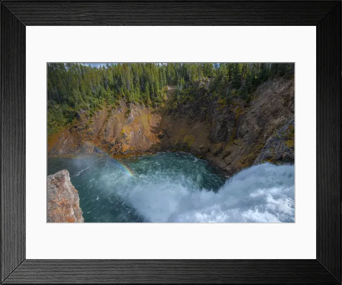 Framed Print : Yellowstone National Park, Wyoming, western United States of America