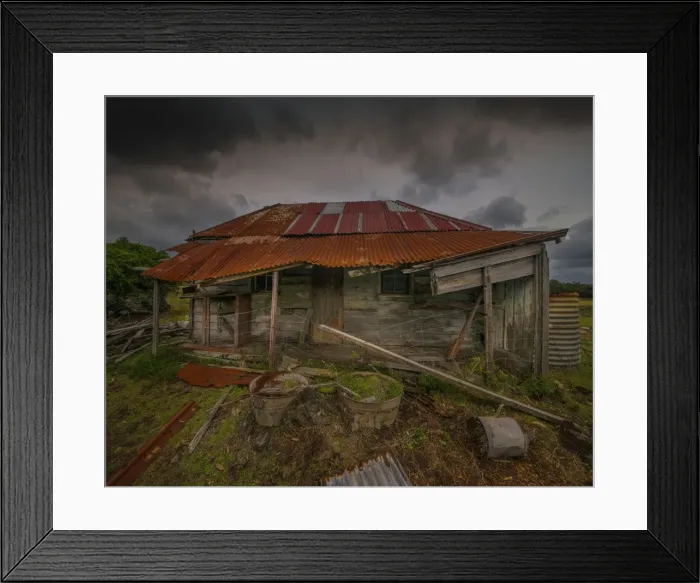 Framed Print : Dereliction at Palana