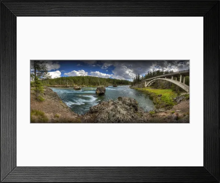 Framed Print : Yellowstone National Park, Wyoming, western United States of America