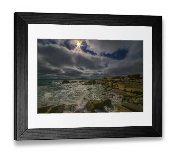 Framed Print : Marshall Bay light Framed Print : Marshall Bay light