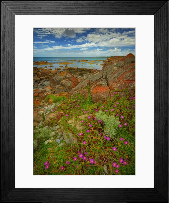 Framed Print : Spring at British Admiral Beach Framed Print : Spring at British Admiral Beach