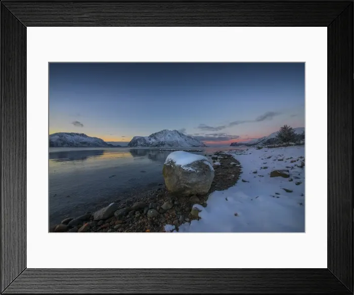 Framed Print : Winter Light Lofoten