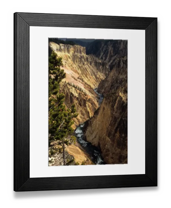Framed Print : Yellowstone National Park, Wyoming, western United States of America