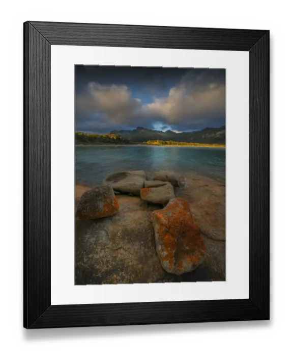 Framed Print : Trousers Point Dusk Framed Print : Trousers Point Dusk