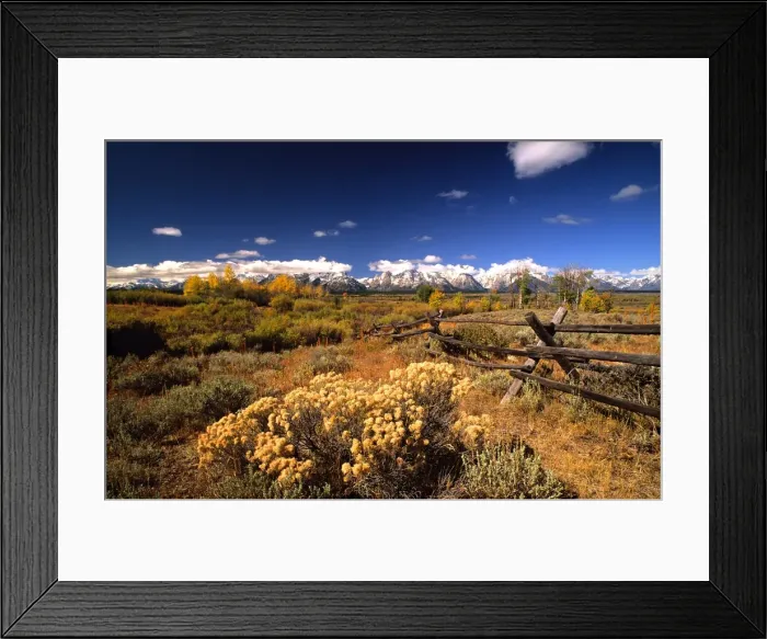 Framed Print : The Grand Tetons National Park, Wyoming, western United States of America Framed Print : The Grand Tetons National Park, Wyoming, western United States of America