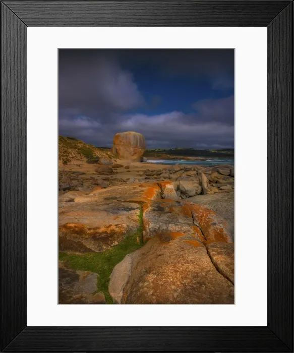 Framed Print : View to Castle Rock