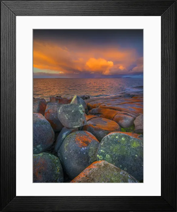 Framed Print : Marshall bay dawn light