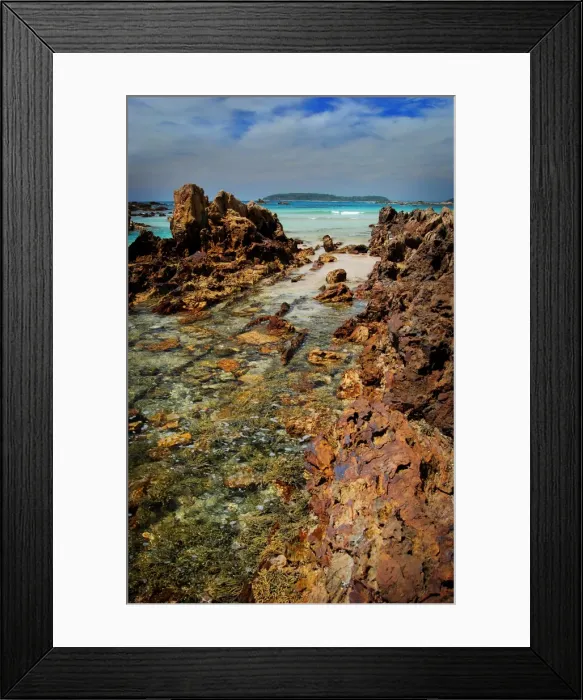 Framed Print : Coastline near Pambula, southern New South Wales, Australia Framed Print : Coastline near Pambula, southern New South Wales, Australia