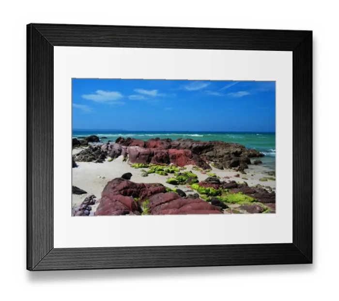 Framed Print : Coastline near Pambula, southern New South Wales, Australia Framed Print : Coastline near Pambula, southern New South Wales, Australia