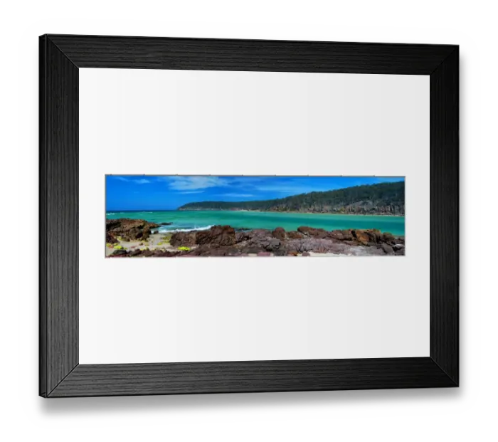 Framed Print : Coastline near Pambula, southern New South Wales, Australia Framed Print : Coastline near Pambula, southern New South Wales, Australia