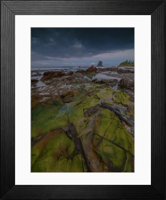 Framed Print : Coastal view at Narooma, southern coastline of New South Wales, Australia Framed Print : Coastal view at Narooma, southern coastline of New South Wales, Australia