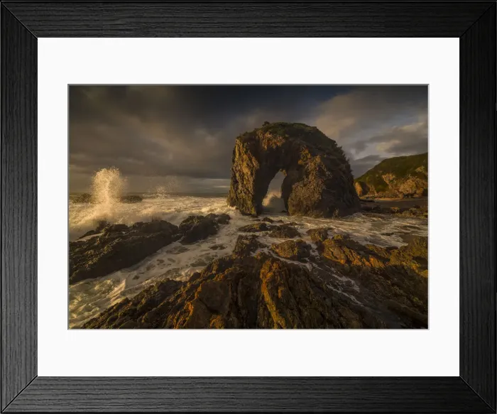 Framed Print : Horse head rock, Bermagui, southern coastline of New South Wales, Australia