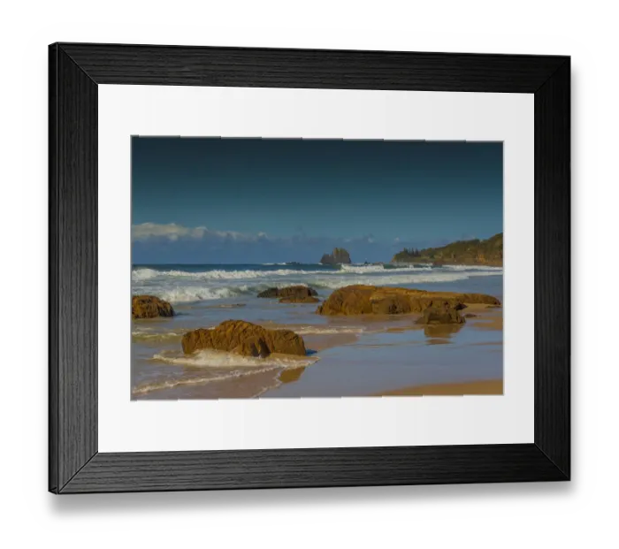 Framed Print : Coastal view at Narooma, southern coastline of New South Wales, Australia Framed Print : Coastal view at Narooma, southern coastline of New South Wales, Australia