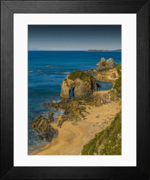 Framed Print : Bermagui and pristine coastal areas of the southern coastline of New South Wales, Australia