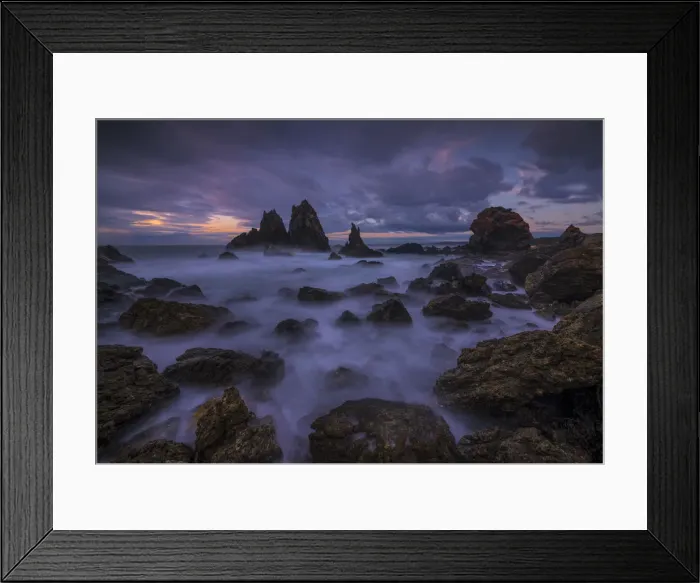 Framed Print : Bermagui and pristine coastal areas of the southern coastline of New South Wales, Australia