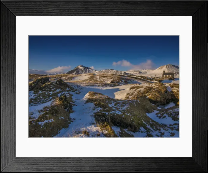 Framed Print : Budir, Snaelfellness Peninsular, Iceland