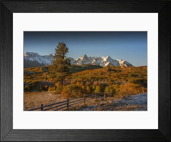 Framed Print : A view towards the San Juan mountains, Colorado, south west United States of America Framed Print : A view towards the San Juan mountains, Colorado, south west United States of America