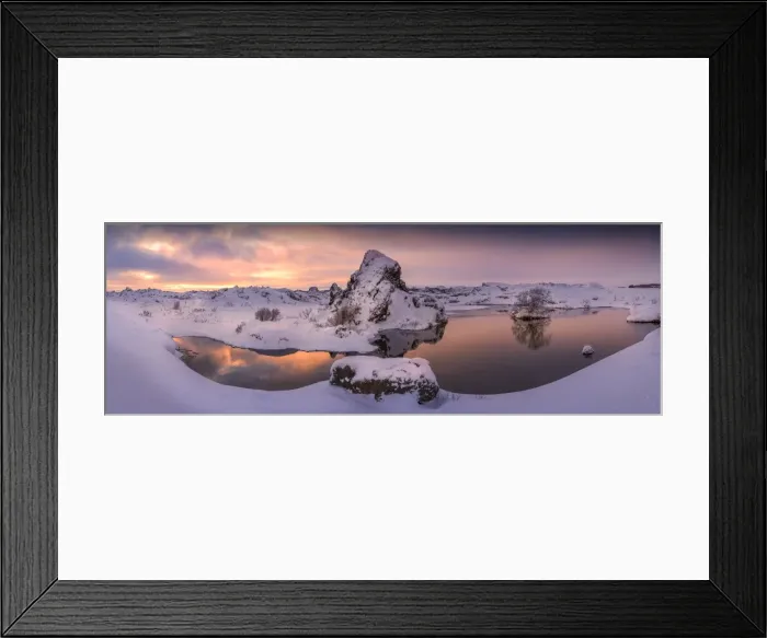 Framed Print : Dimmuborgir, Myvatin, Iceland
