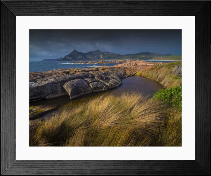 Framed Print : Killiecrankie bay, western coastline of Flinders Island, Bass Strait, Tasmania Framed Print : Killiecrankie bay, western coastline of Flinders Island, Bass Strait, Tasmania