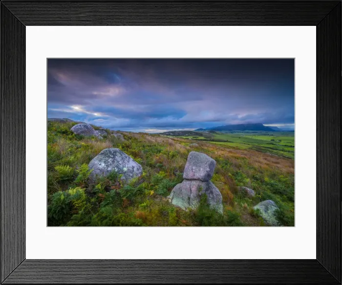 Framed Print : Wireless hill at dawn near Whitemark, Flinders Island, Bass Strait, Tasmania Framed Print : Wireless hill at dawn near Whitemark, Flinders Island, Bass Strait, Tasmania