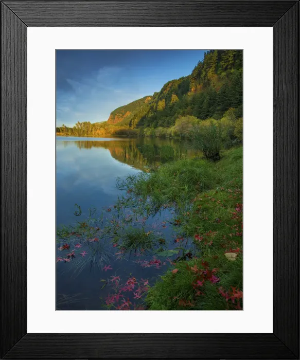 Framed Print : Benson Lake, Columbia river Gorge, Oregon, United States Framed Print : Benson Lake, Columbia river Gorge, Oregon, United States