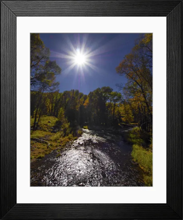 Framed Print : Autumn sunstar Grand Teton National Park, Wyoming, United States Framed Print : Autumn sunstar Grand Teton National Park, Wyoming, United States