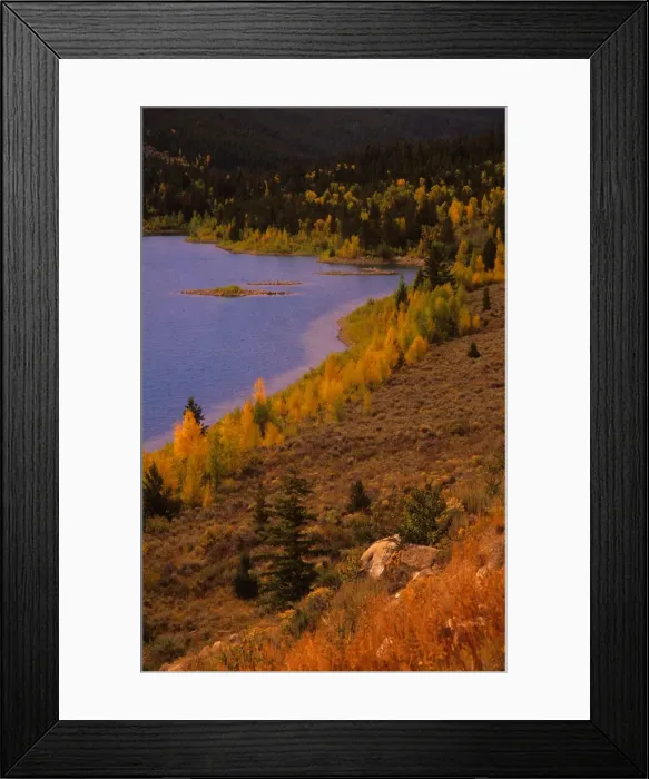 Framed Print : Gros Ventre Lake, Tetons, Wyoming, United States