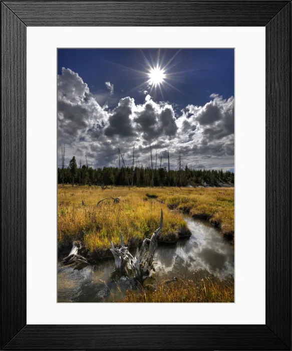 Framed Print : Yellowstone National Park, Wyoming, United States