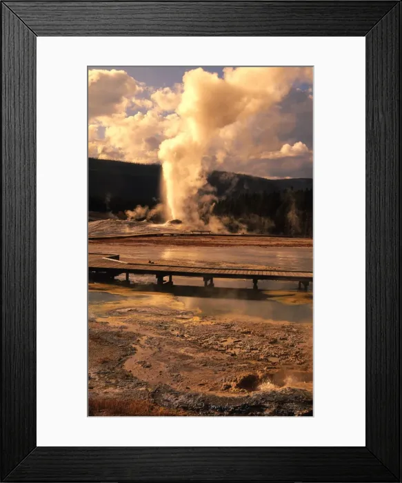 Framed Print : Yellowstone National Park, Wyoming, United States