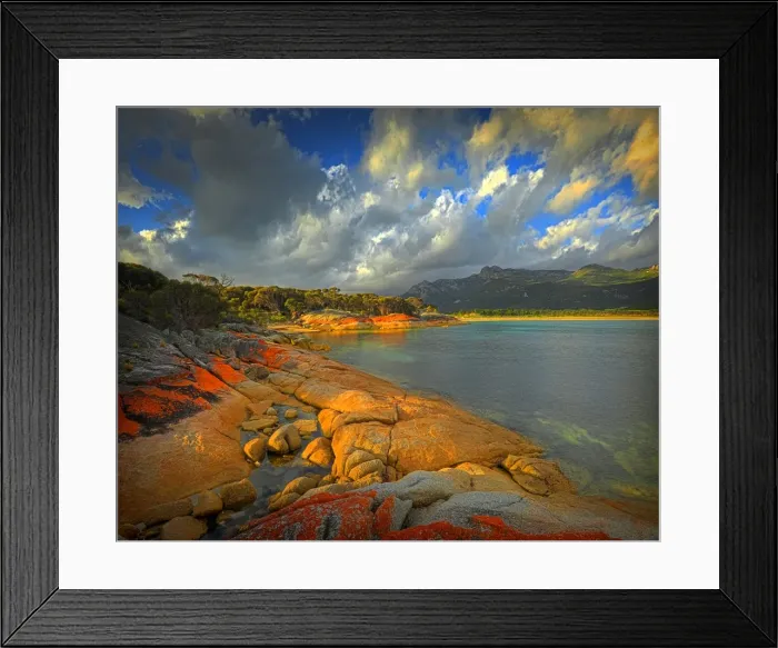Framed Print : Trousers point, Lacotta, Flinders Island, Bass Strait, Tasmania, Australia