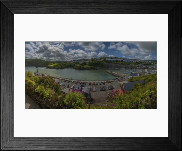Framed Print : Ilfracombe harbour panorama Framed Print : Ilfracombe harbour panorama