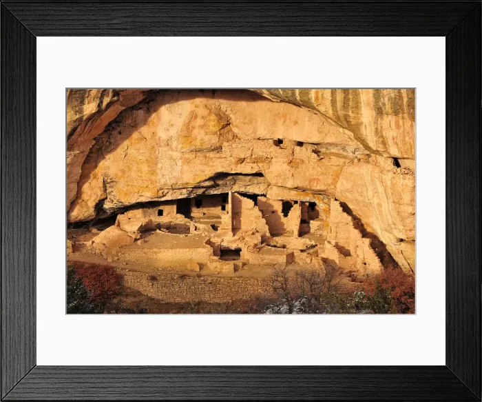 Framed Print : Mesa Verde, Colorado, south western United States of America