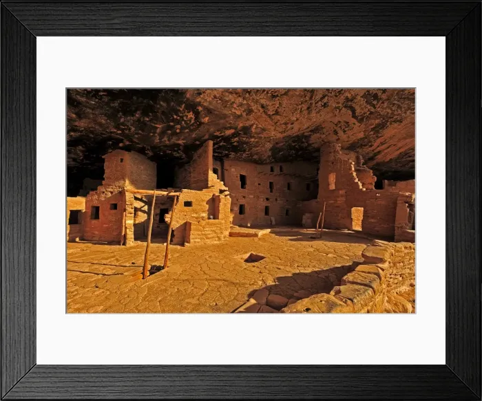 Framed Print : Mesa Verde, Colorado, south western United States of America