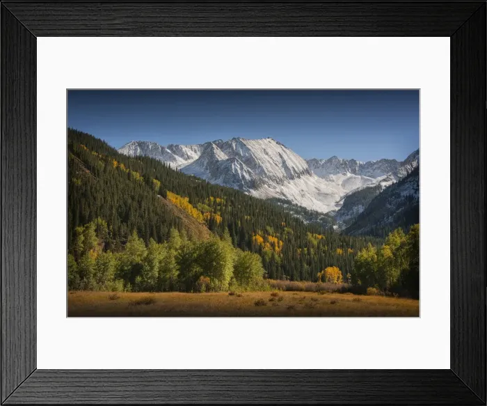 Framed Print : Castle creek view, Colorado, south western United States of America