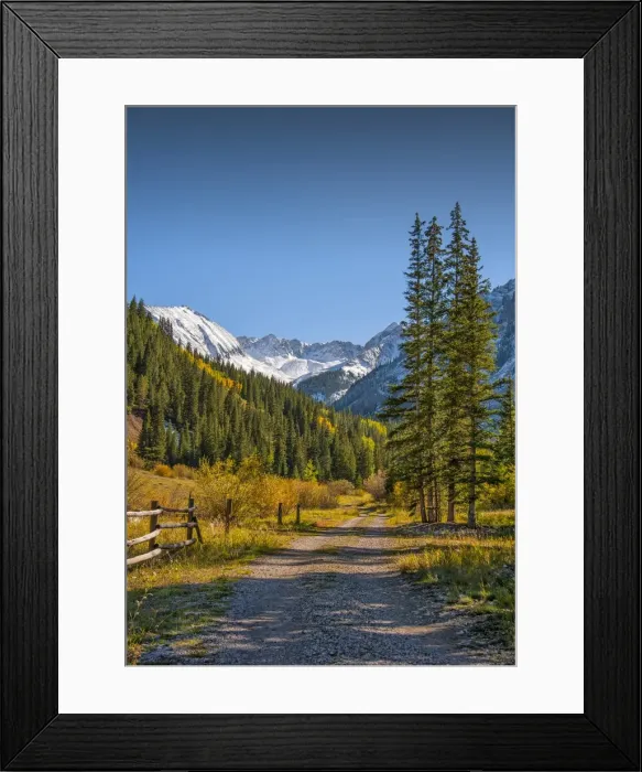 Framed Print : Ashcroft, Colorado, south western United States of America